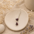 ✨Boucles d'oreilles Grenat Rouge