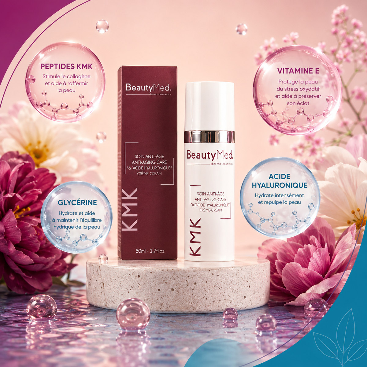 ✨Crème anti-âge à l'acide hyaluronique BeautyMed