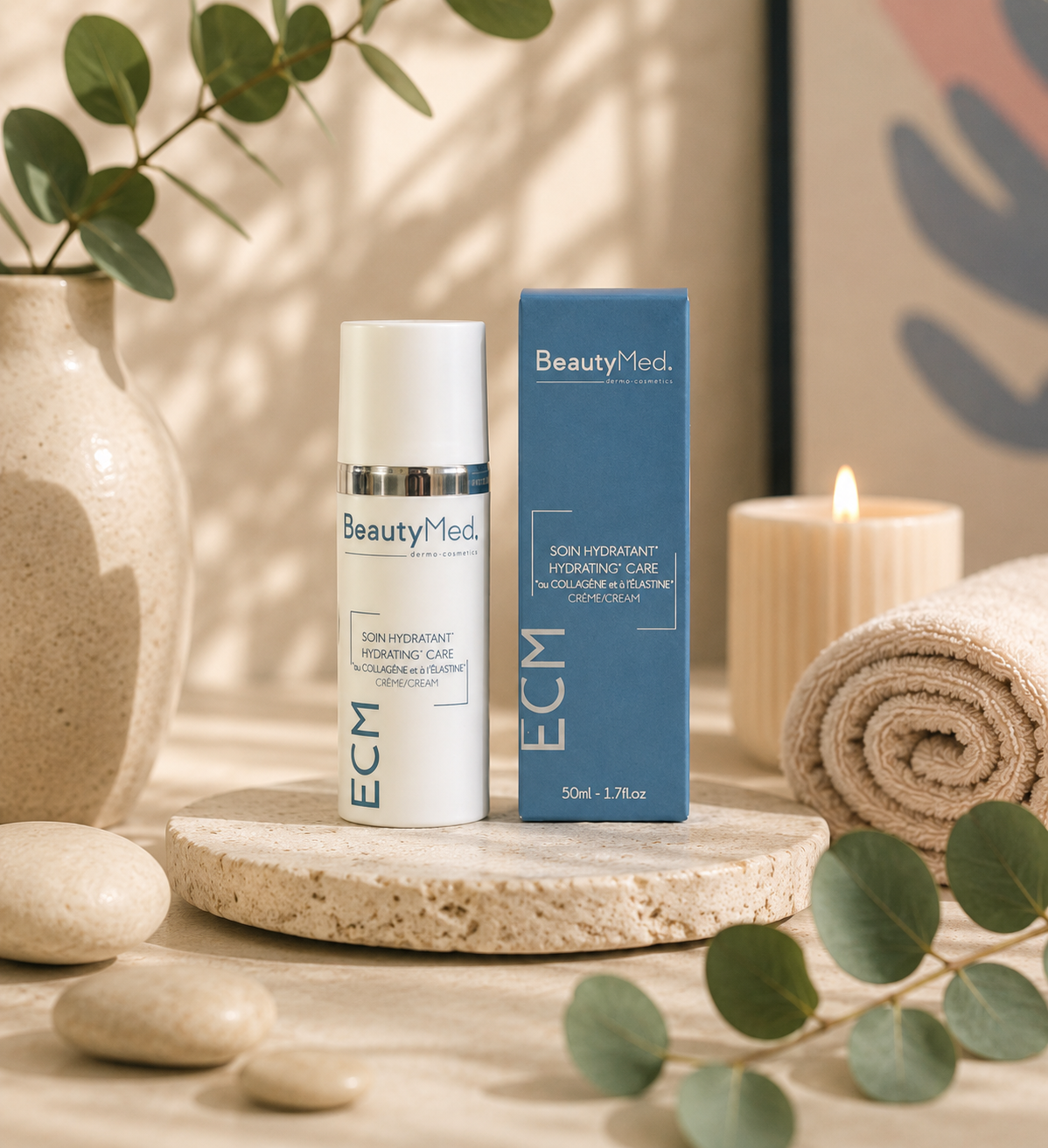 🌊 Crème soin hydratante ECM BeautyMed