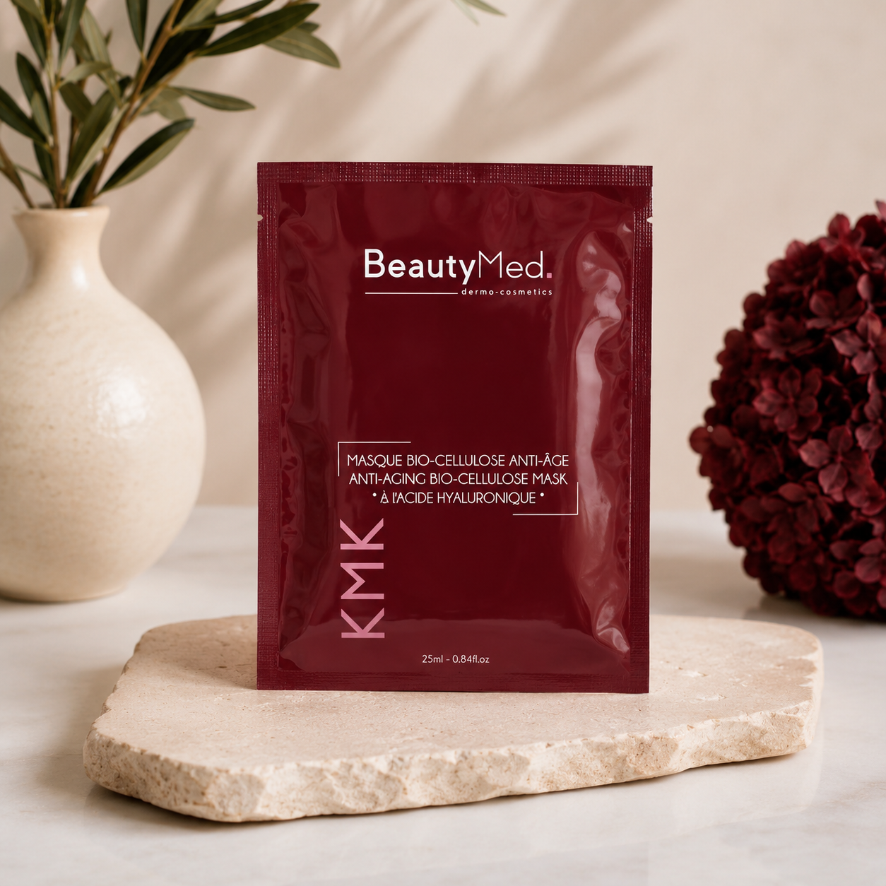 🧖Masque bio-cellulose anti-âge à l'acide hyaluronique BeautyMed